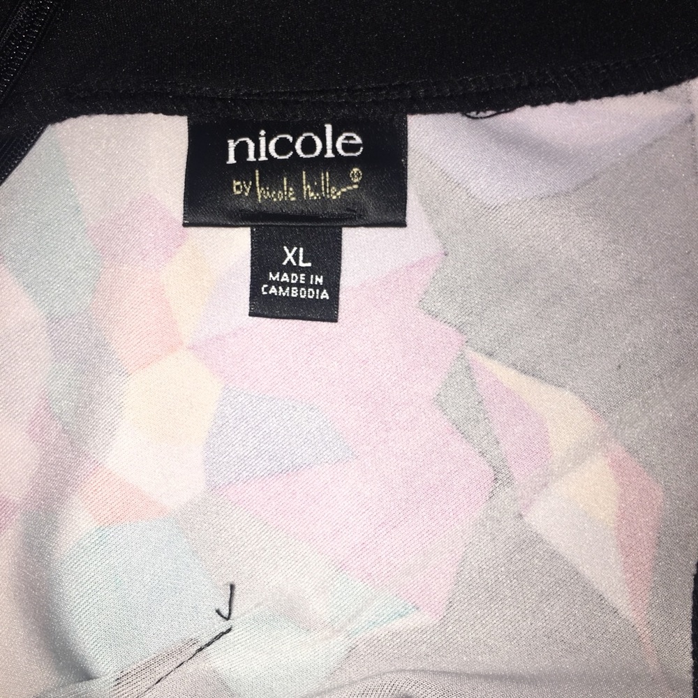 Nicole Miller flirty colorful A line tank dress - Picture 4 of 5